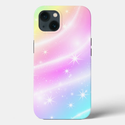 Unicorn Pastel Rainbow-kleur Case-Mate iPhone Case (Achterkant)