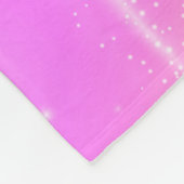 Unicorn Pastel Rainbow-kleur Fleece Deken (Hoek)