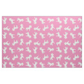 Unicorn Pastel Rainbow Roze Stof (Fat Quarter)