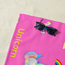 Unicorn patroon op roze