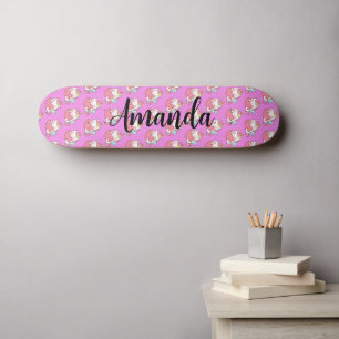 Unicorn patroon persoonlijk skateboard