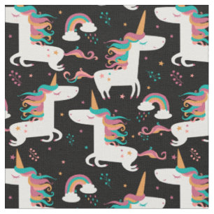 Unicorn-patroon Stof