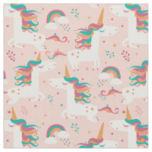  Unicorn Patroon Stof