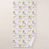 Unicorn pattern badhanddoek (Badhanddoek)