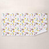 Unicorn pattern badhanddoek (Badhanddoek)