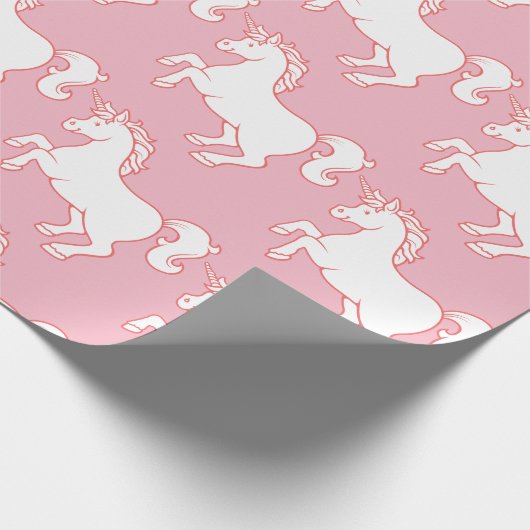 Unicorn Pattern Cadeaupapier (Hoek)
