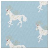 Unicorn Pattern Fabric Stof (Close Up)