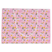 Unicorn pattern groot cadeauzakje (Achterkant)