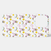 Unicorn pattern iPhone hoesje (Achterkant horizontaal)