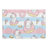 Unicorn Pattern Kussensloop (Achterkant-Rechts)