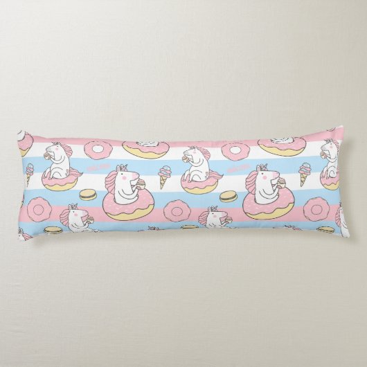 Unicorn Pattern Lichaamskussen (Achterkant)