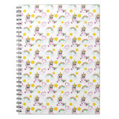 Unicorn pattern notitieboek (Voorkant)