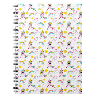 Unicorn pattern notitieboek