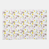 Unicorn pattern theedoek (Horizontaal)