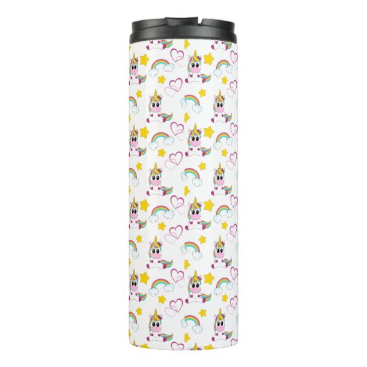 Unicorn pattern thermosbeker (Achterkant)