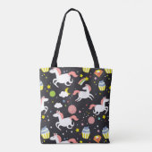 Unicorn Pattern Tote Bag (Achterkant)
