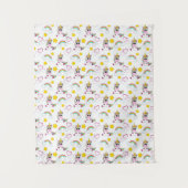 Unicorn pattern wandkleed (Voorkant)