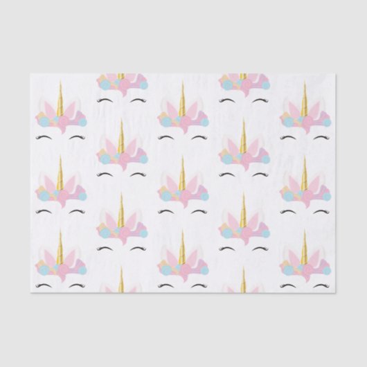 Unicorn Pattern | Weefselpapier Tissuepapier (Voorkant)
