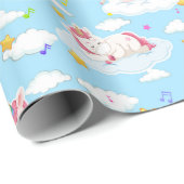 Unicorn Pattern Wrapping Paper Cadeaupapier (Rol Hoek)