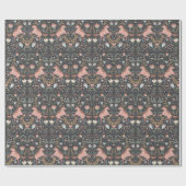 Unicorn Pattern Wrapping Paper Cadeaupapier (Vlak)