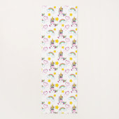 Unicorn pattern yogamat (Achterkant)