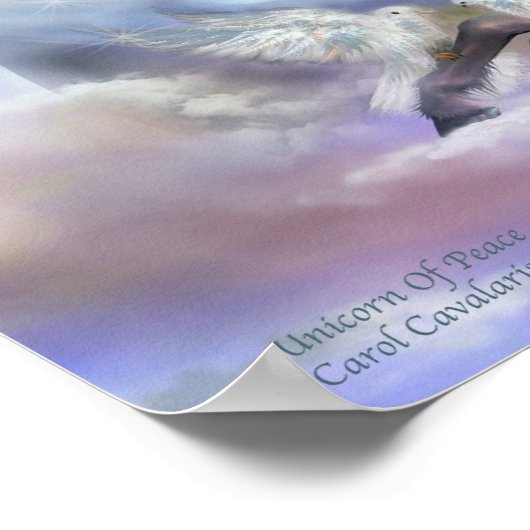 Unicorn Peace Art Poster/Print Poster (Hoek)