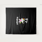 Unicorn Pediatric Rainbow PT Squad Shirt Fysiek Wandkleed (Voorkant (horizontaal))