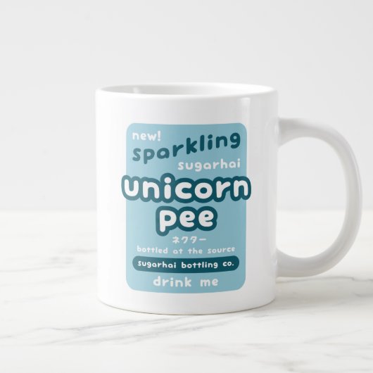 Unicorn Pee Grote Koffiekop (Rechts)