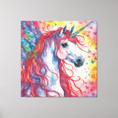 Unicorn Pegasus Canvas Afdruk (Voorkant)