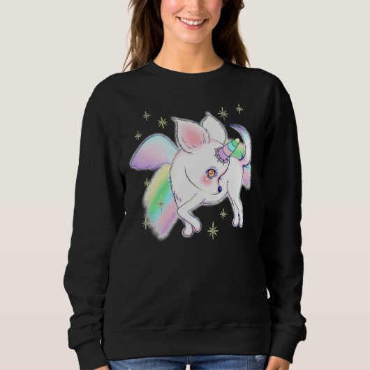 Unicorn Pegasus Chihuahua Trui (Voorkant)