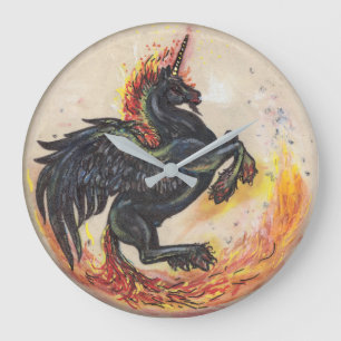 Unicorn Pegasus Horse Pony Equine Equestrian Horse Grote Klok