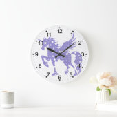 Unicorn pegasus - Kies achtergrondkleur Grote Klok (Huis)