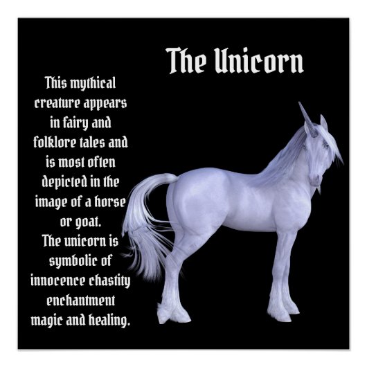 Unicorn Perfect Poster (Voorkant)