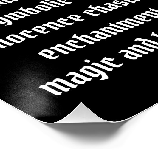 Unicorn Perfect Poster (Hoek)