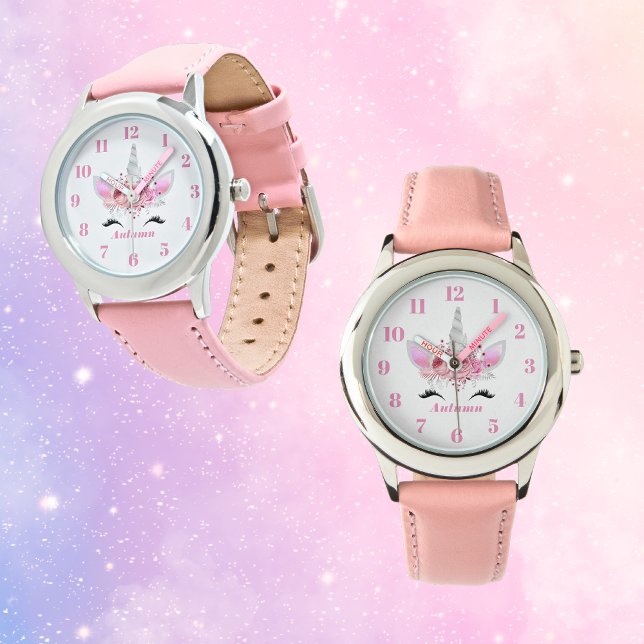 Unicorn Personalized Custom Kind Watch Horloge (Creator heeft geüpload)