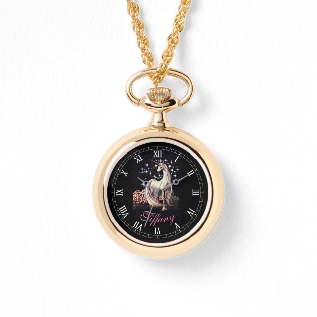 Unicorn Personalized Horloge (Voorkant)