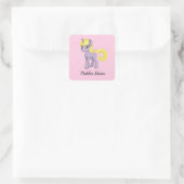 Unicorn Personalized Stickers Little Girl Seals (Tas)