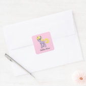 Unicorn Personalized Stickers Little Girl Seals (Envelop)