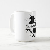 Unicorn persoonlijke 15 oz klassieke Mok (Voorkant links)