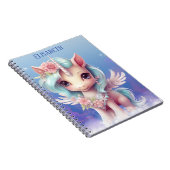 Unicorn Persoonlijke naam Notitieboek (Rechterzijde)