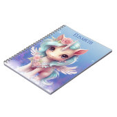 Unicorn Persoonlijke naam Notitieboek (Linkerzijde)