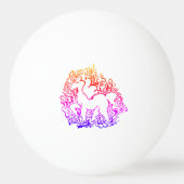 Unicorn Ping Pong Ball (Achterkant)