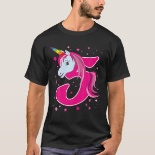 Unicorn Pink 5 jaar oud T-shirt