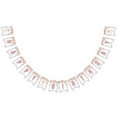 Unicorn Pink and Gold Birthday Party Banner (Alle)