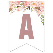 Unicorn Pink and Gold Birthday Party Banner (Derde vlag)