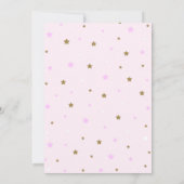 Unicorn Pink Birthday Party nodigt uitvindingen ui Kaart (Achterkant)