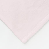 Unicorn Pink Girly Fleece Deken (Hoek)