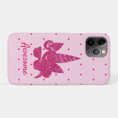 Unicorn Pink Glitter Cute Girly Kinder Case-Mate iPhone Case (Achterkant (horizontaal))