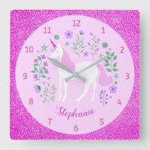 Unicorn Pink Glitter Persoonlijke naam
