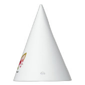 Unicorn Pink Gold Birthday Party Feesthoedjes (Rechts)